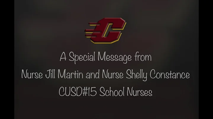 Message from Nurse Jill Martin and Nurse Shelly Co...
