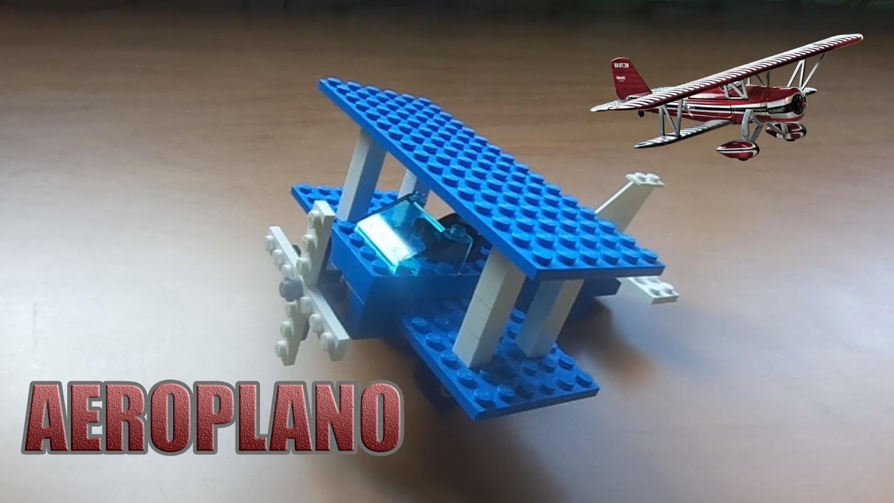 Como hacer un aeroplano Lego (Mr :P) - YouTube