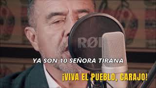 Video thumbnail of "¡VIVA EL PUEBLO,CARAJO! (Letra) canción contra el golpe de estado a Pedro Castillo"
