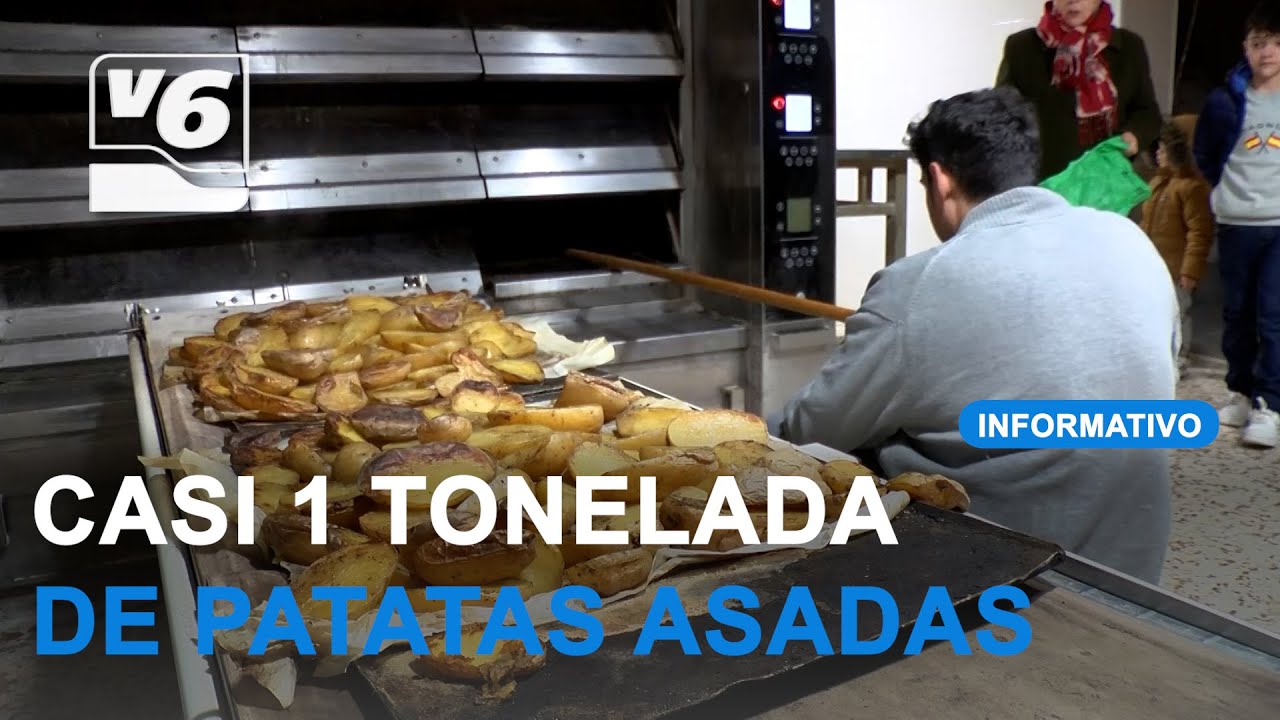 Patatada popular en Aguas Nuevas para festejar San Antón