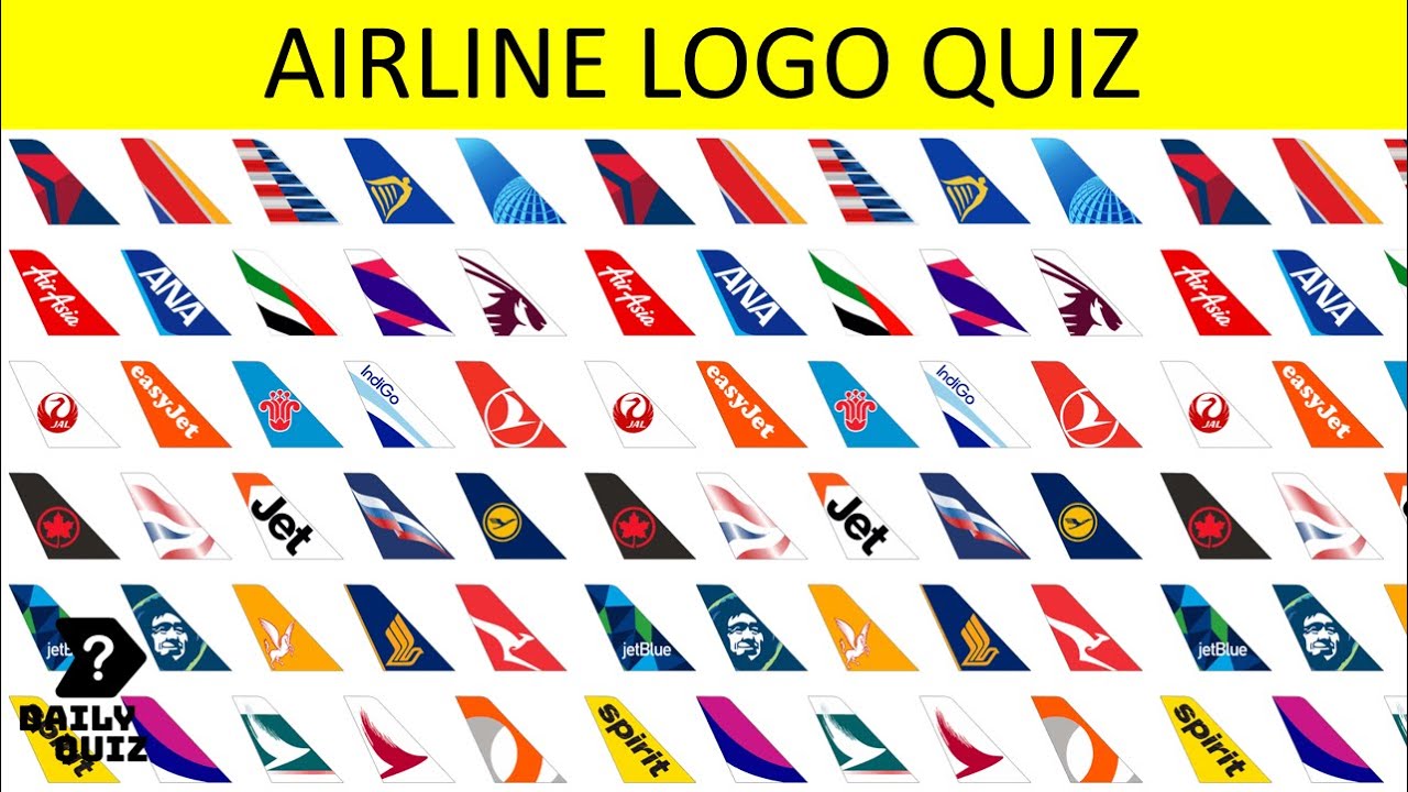 Guess The Logo Quiz Airlines - YouTube