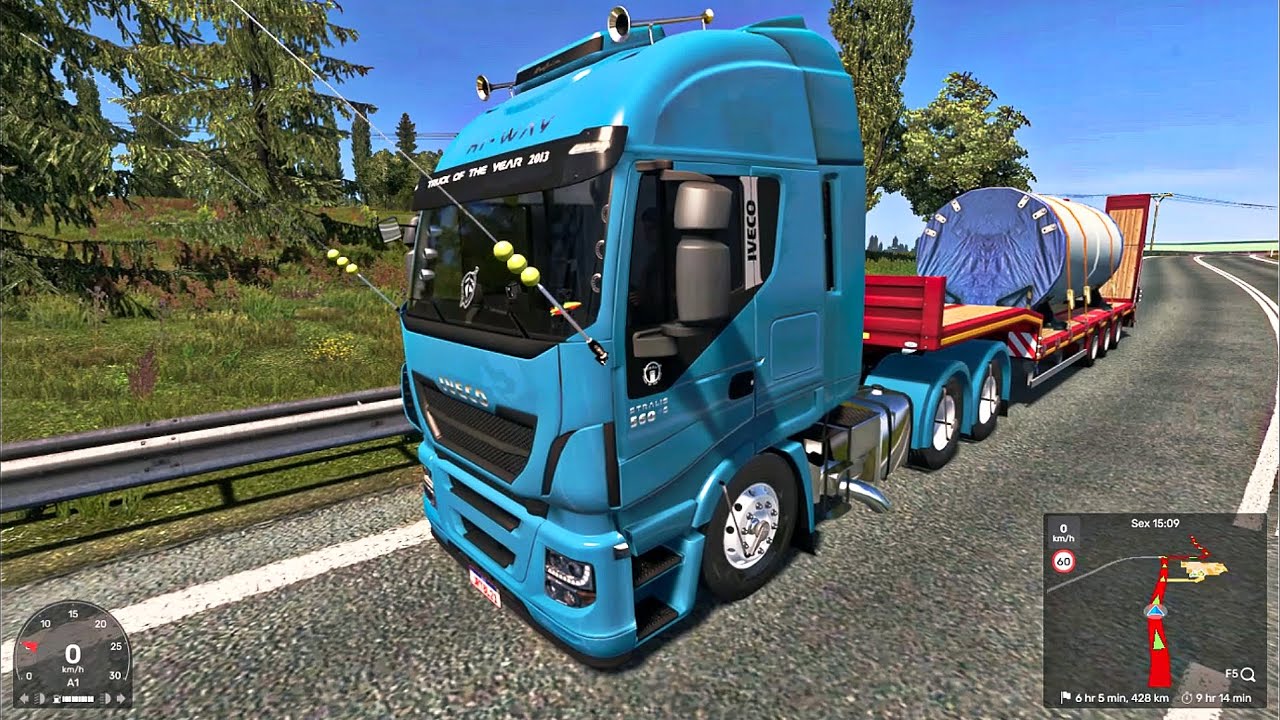 Viagem Pesada com o Iveco Stralis 560 no Euro Truck Simulator 2!
