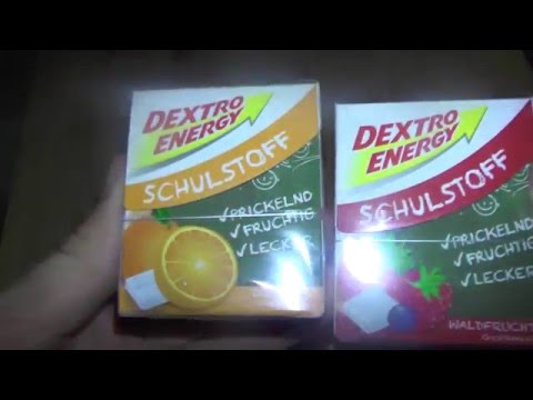 Dextro Energy Schulstoff Energy Trauberzucker Review Deutsch Youtube
