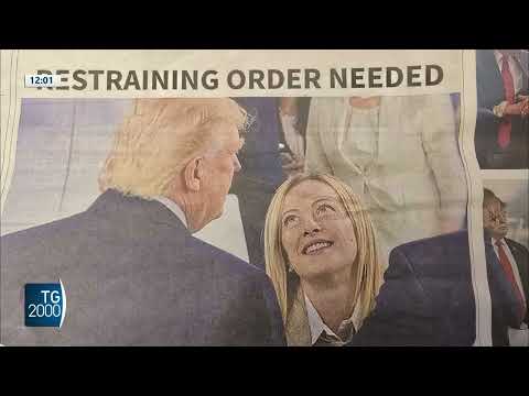 Video Nuovo attacco di Trump alla Meloni alla vigilia del vertice Nato