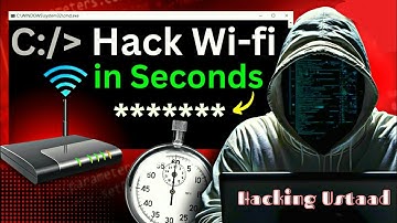 Hack Wi-Fi in Seconds 😨 | WEP WiFi Hacking-Ethical Hacking | Wifi ho Hack Kase kare|Hacking Ustaad