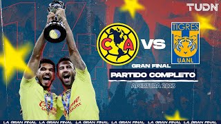 PARTIDO COMPLETO: América vs Tigres  | GRAN FINAL  Apertura 2023 Liga Mx | TUDN