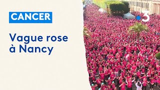 Octobre rose : une véritable marée rose sur la place de la carrière à Nancy