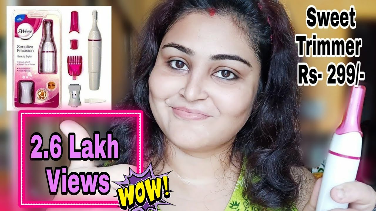 Sweet Sensitive Touch Trimmer Unboxing,Demo & Honest Review In Hindi