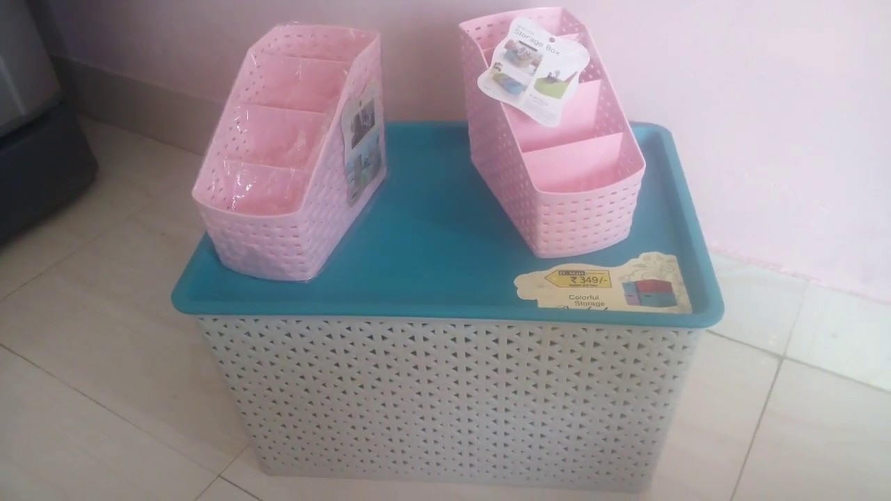 DMART Shopping haul Multipurpose Plastic Storage boxes Home Organization Desktop/toys