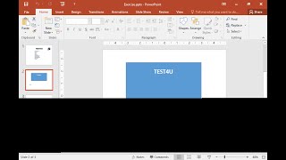 Navigate to the second slide and move the textbox with the text Practice into the blue textbox.