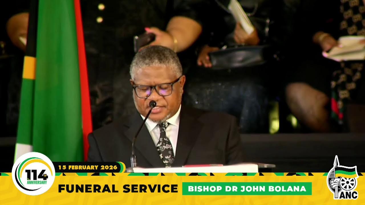 [WATCH LIVE] Tribute delivered by the ANC SG, Cde Fikile Mbalula, Funeral of Bishop Dr John Bolana