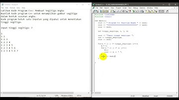 Membuat Segitiga Angka (3)