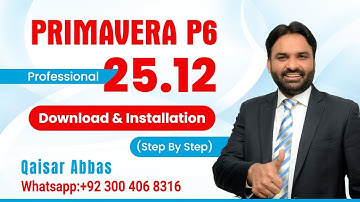 Oracle Primavera P6 Professional 25.12 Download & Installation | Step-by-Step Tutorial 2025