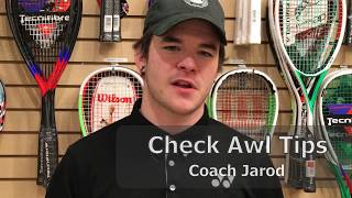 Racquet Stringing Tip: Check Your Awl Tips