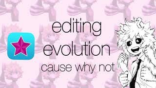 videostar editing evolution! (anime edits)