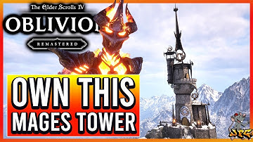 Oblivion Remastered - Frostcrag Spire Home! Enchant Gear! Create Own Spells! Spawn Atronachs Guide!