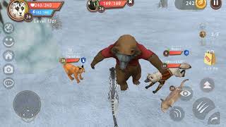 Pt2 playing as cheetah in multiplayer and defeating animals in duels! screenshot 2