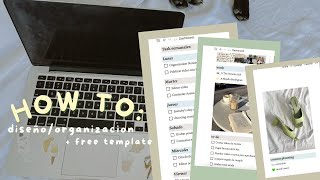 ✨Como organizo mi vida con NOTION✨| set up, tutorial, diseño aesthetic + free template