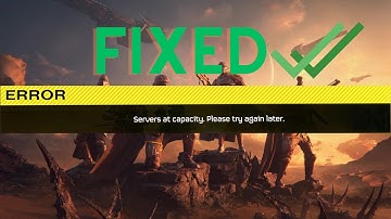Helldivers 2 Servers At Capacity. Please Try Again Later | Fixed!
