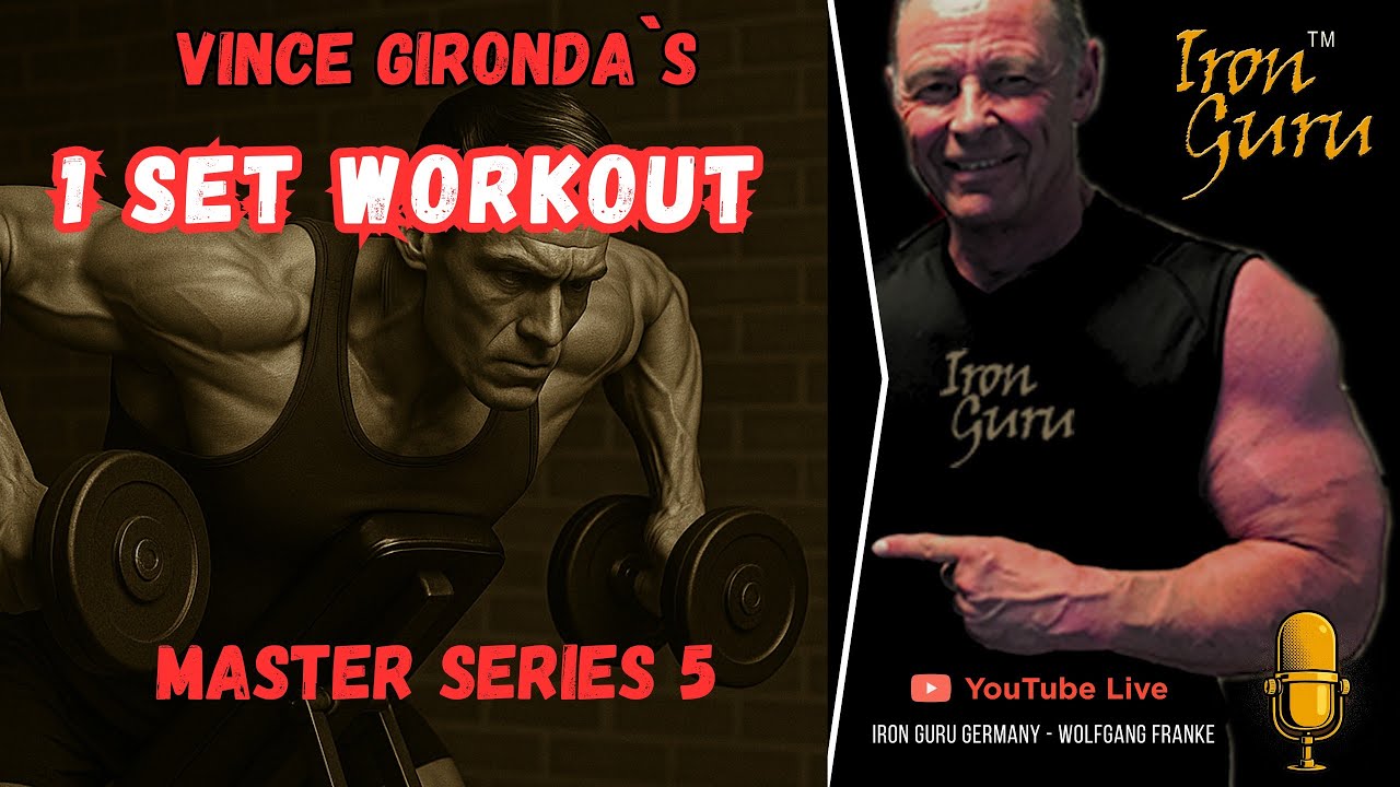 1 SET WORKOUT Master Serie´s 5 Vince Gironda  – Iron Guru Germany Wolfgang Franke