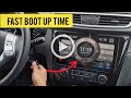 Make your android head unit boot up faster