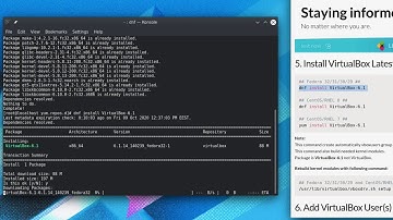 Install Oracle VirtualBox 6.1.16 on Fedora 32/31/30