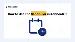 Schedule Your Mails, Meetings, Posts | How to use The Scheduler in KonnectzIT