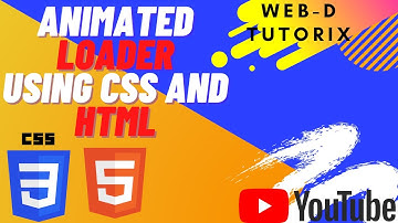 ANIMATED MULTI COLOR LOADER USING CSS AND HTML || WEB-D TUTORIX