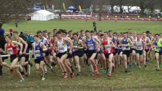 English National Cross Country Champs 2017. Junior Men Start
