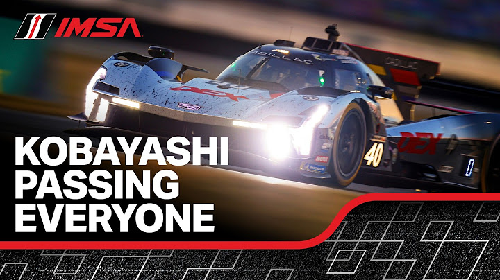 9 Passes In 14 Minutes | Kamui Kobayashi's Drive from P9 to P1 at the 2025 IMSA Rolex 24 at Daytona