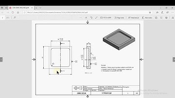 Job 2 (membuat poket) CAD/CAM Mastercam X5 & Simulasi Swansoft CNC GSK Milling