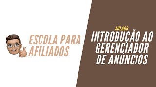 Aula 07: Introdução ao Gerenciador de Anúncios - Escola para Afiliados screenshot 4