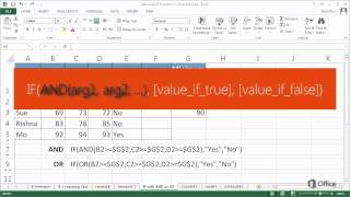 Training_ Advanced IF functions in Excel 2013_ IF with AND and OR - Video 3 of 5 screenshot 5