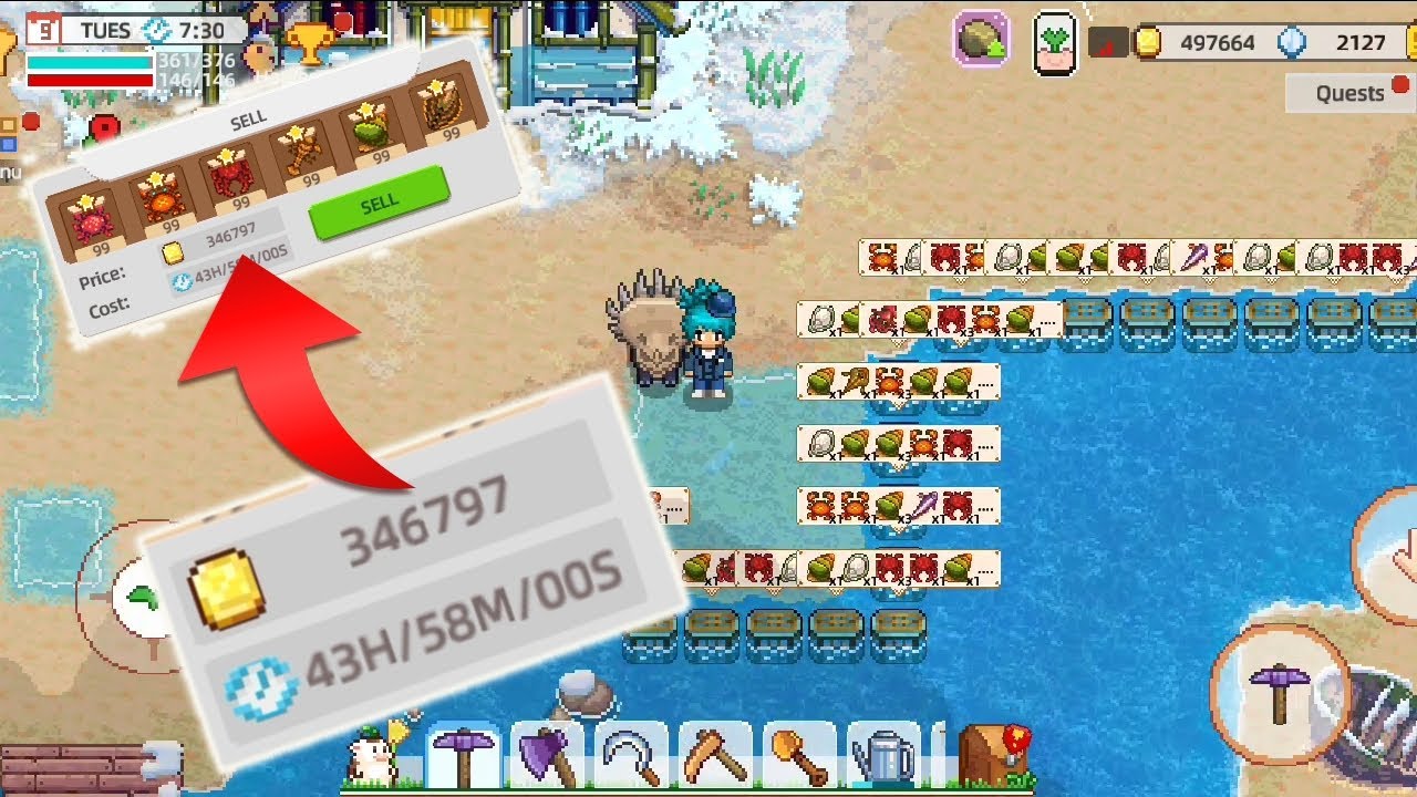 How to earn a lot of Coins/Money using only a Fishing Trap in Harvest