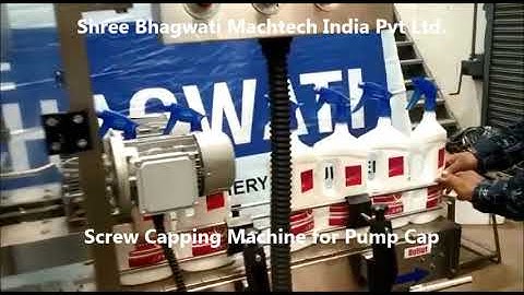 Trigger pump capping machine , Pump capper machine for bottle