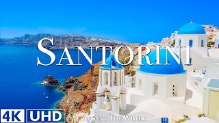Santorini  4K • Scenic Relaxation Film with Peaceful Relaxing Music and Nature Video Ultra HD
