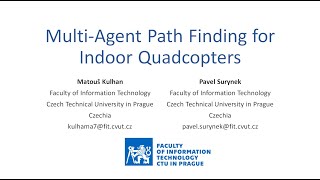 Multi-Agent Path Finding for Indoor Quadcopters