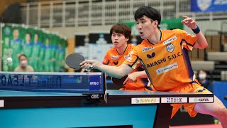 大島祐哉 篠塚大登 vs イサンス 森薗政崇 T FINAL GAME 木下マイスター東京 vs 岡山リベッツ ノジマTリーグ2022-2023【卓球 Tリーグ公式】