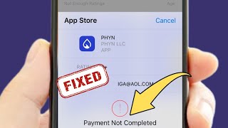 How to Fix Payment Not Completed App Store (2026)