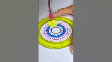 スピログラフ初心者ガイド ✨ Easy Spirograph Tutorial for Beginners! #ひまつぶし #スピログラフ #asmr #shorts