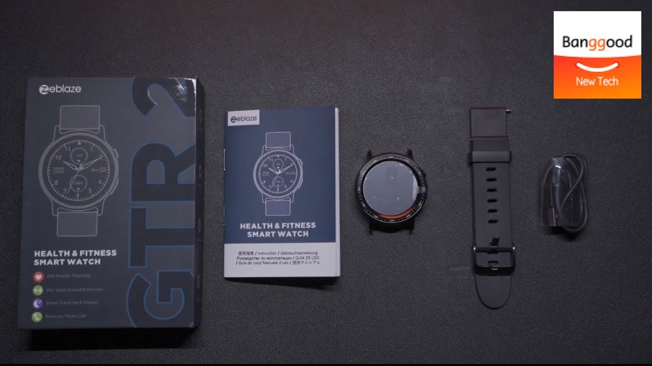 Bluetooth Call] Zeblaze GTR 2 Unboxing - Banggood New Tech - YouTube