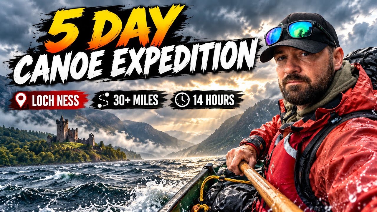We Canoed the Length of Loch Ness | 14 Hours & 30+ Miles to Finish - Steven Kelly 