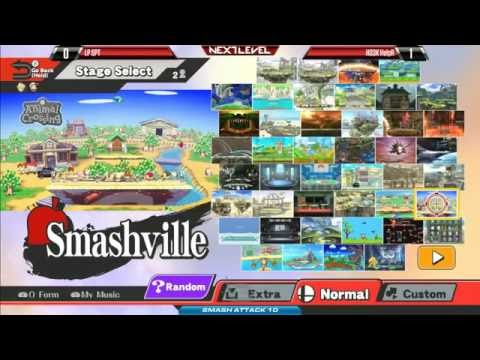 Smash Attack 10 Arcadian - LP SPT (Mr Game & Watch/Cloud) vs H03K HelpR (Diddy Kong)[720P60FPS]