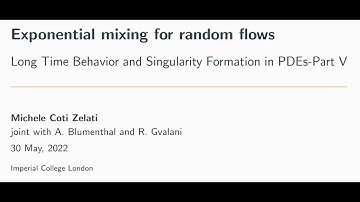 Michele Coti Zelati, Department of Mathematics, Imperial College London