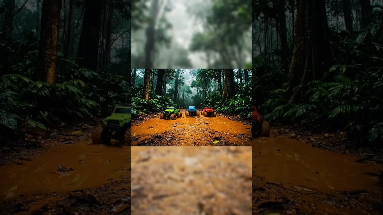 "Mini Offroad Adventure in the Jungle Mud!"🔥🔥