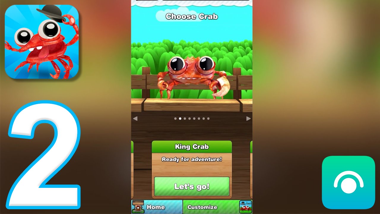 Download Mr. Crab 2 - Gameplay Walkthrough Part 2 - Driftwood: Easy (iOS)