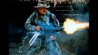 Jesse Ventura talks about Predator, Arnie, SEALS, guns and wrestling, and comments on Platoon.