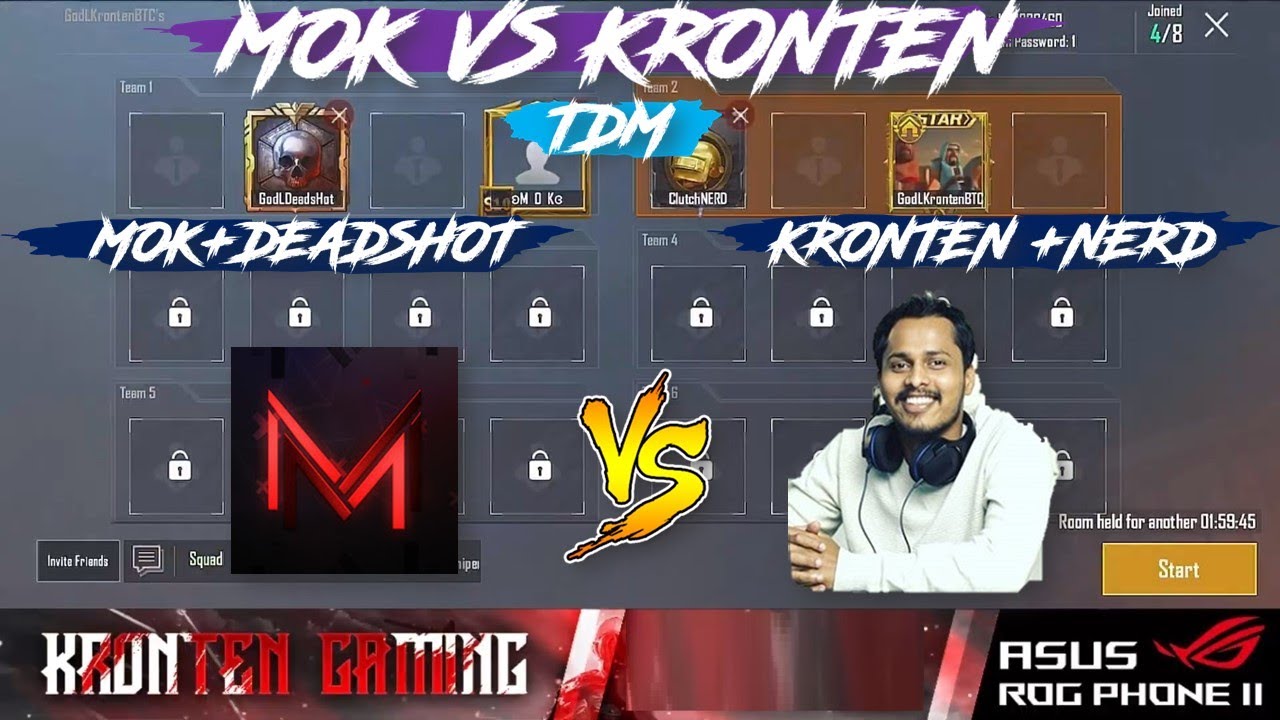 MOK Gaming Vs Kronten Gaming | TDM Fight Full Match - YouTube