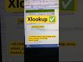 🔥xlookup function #excel #xlookup #exceltutorial #shorts #viral