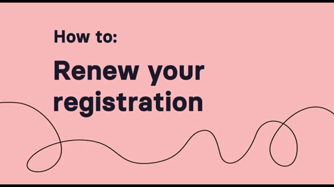 How to renew your social work registration YouTube